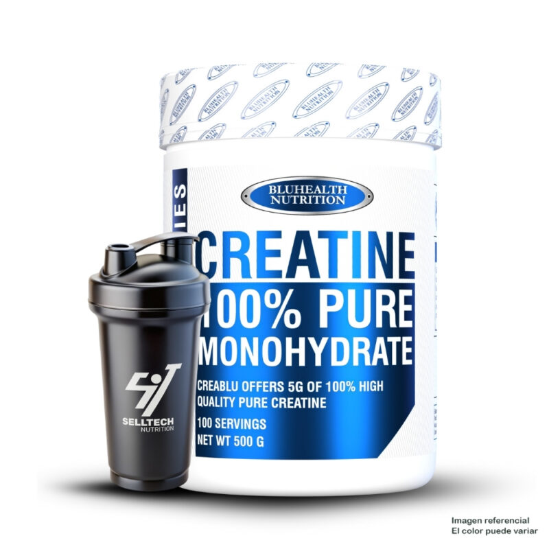 Creatina 100% Monohidratada 500Gr+Shaker