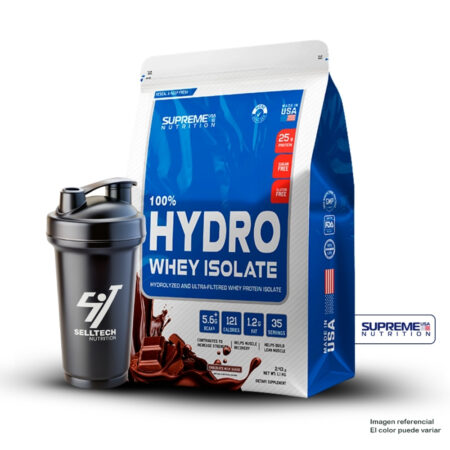 100% Hydro Whey Isolate Chocolate 2.43Lb+Shaker