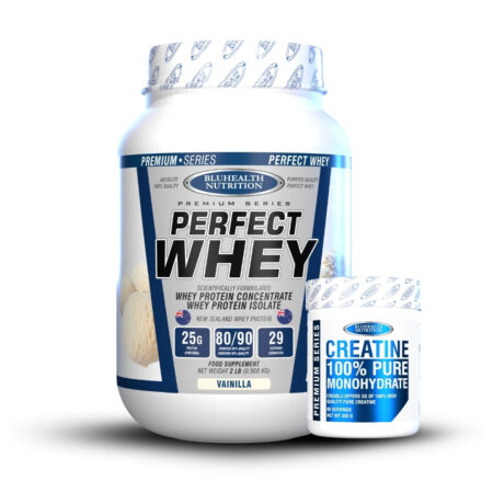 Perfect Whey 2Lb Vainilla + Creatina 100% Monohidratada 300Gr