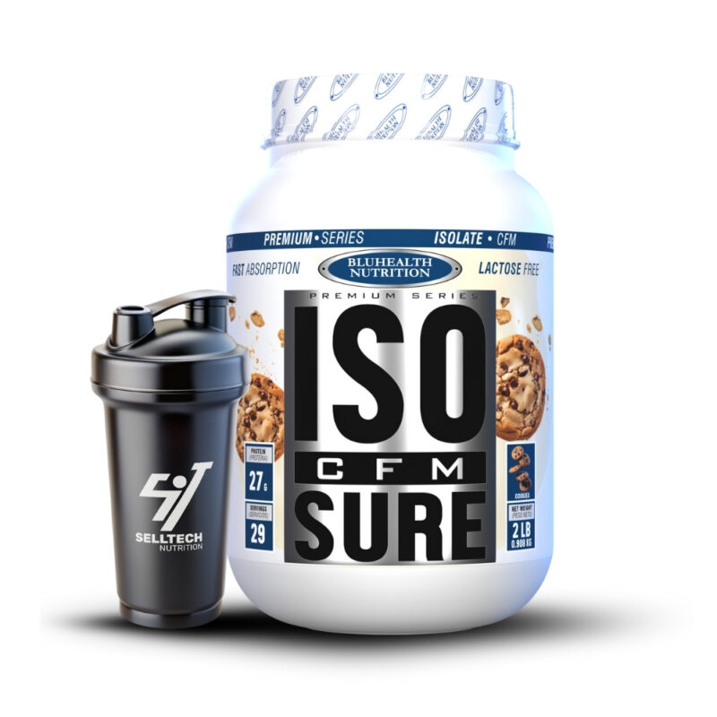 Proteína Isolate Iso Sure Cfm 2Lb Cookies+Shaker - Imagen 2
