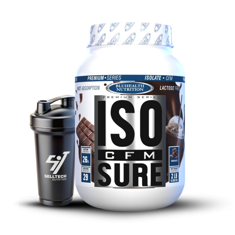 Proteína Isolate Iso Sure Cfm 2Lb Chocolate+Shaker - Imagen 2