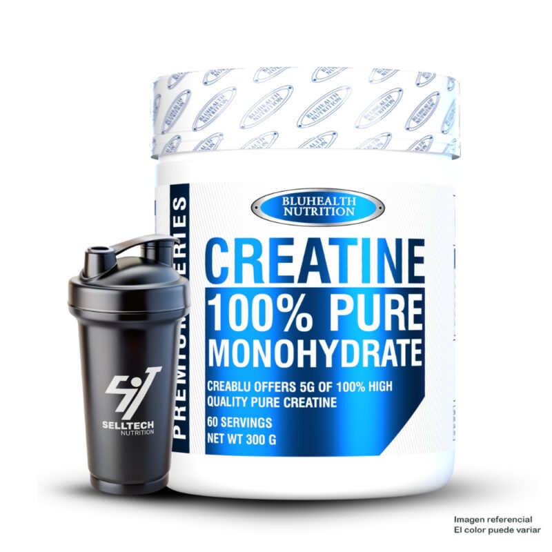 Creatina 100% Monohidratada 300Gr+Shaker