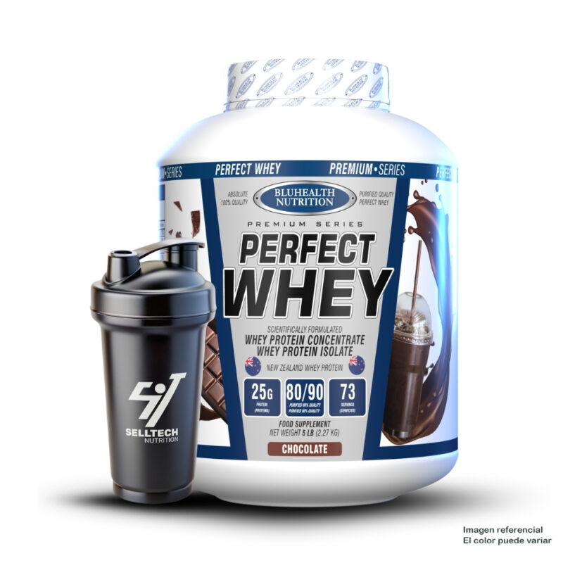 Proteína Perfect Whey 5Lb Chocolate+Shaker