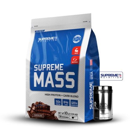 Supreme Mass 10Lb Chocolate+Creatina Kevin Levrone 500Gr
