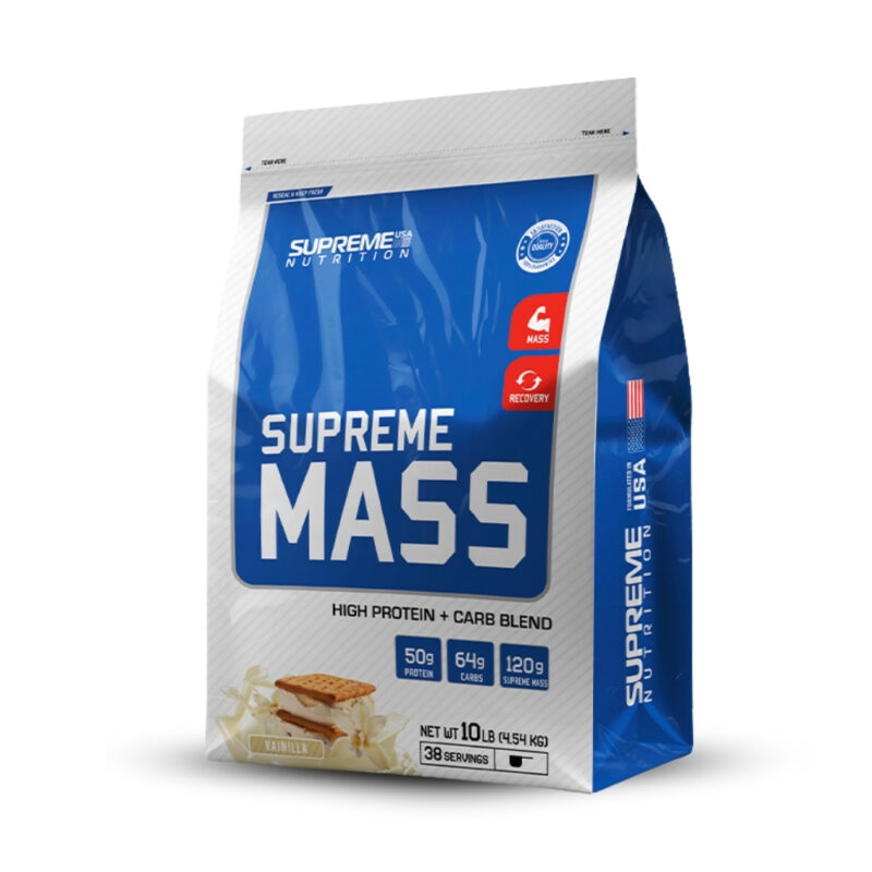 Supreme Mass 10Lb Vainilla+Creatina Adn 250Gr - Imagen 2