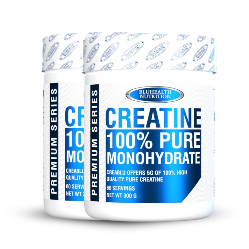 Creatina 100% Monohidratada 300Gr Pack X2