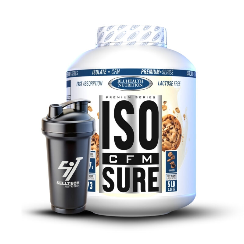 Proteína Isolate Iso Sure Cfm 5Lb Cookies+Shaker - Imagen 2