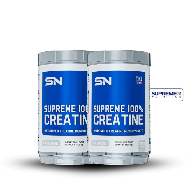 Creatina Monihidratada 250Gr Supreme Nutrition Pack X2