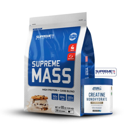 Supreme Mass 10Lb Cookies+Creatina Applied Nutrition 250Gr
