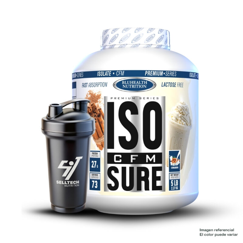 Proteína Isolate Iso Sure Cfm 5Lb Cinnamon+Shaker