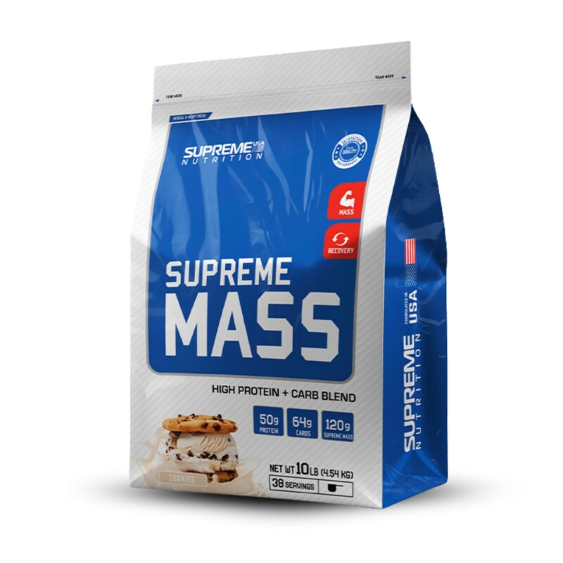 Supreme Mass 10Lb Cookies+Creatina Universe Nutrition 250Gr - Imagen 2