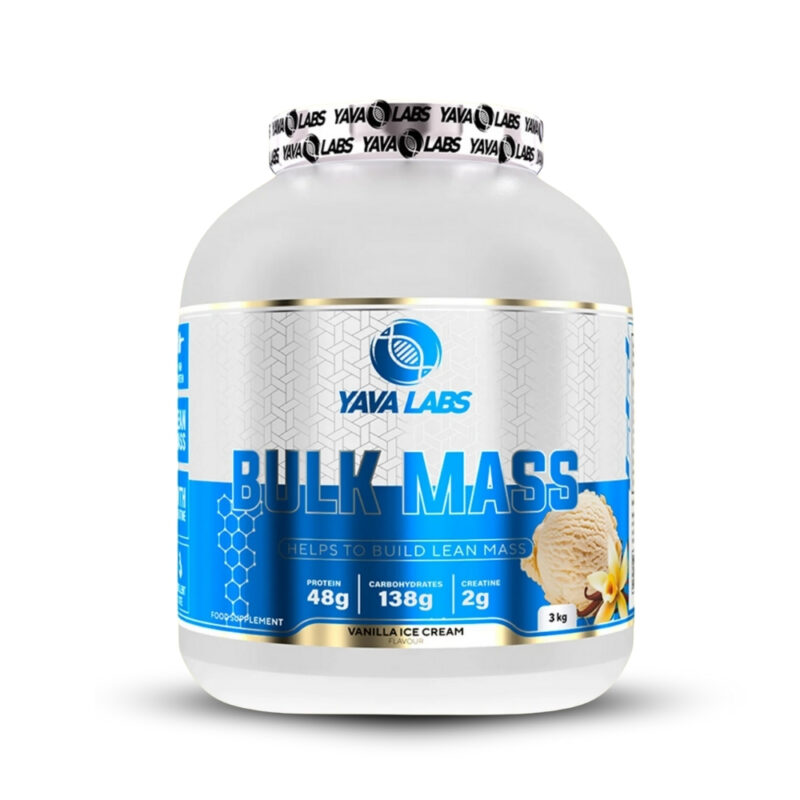 Bulk Mass 3Kg Vainilla + Creatina Monohidratada Yava Labs 300Gr - Imagen 2