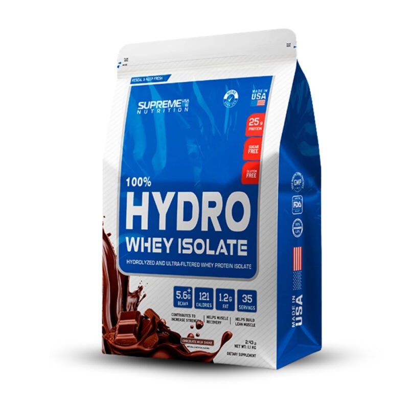 100% Hydro Whey Isolate Chocolate 2.43Lb+Creatina Kevin Levrone 500Gr - Imagen 2