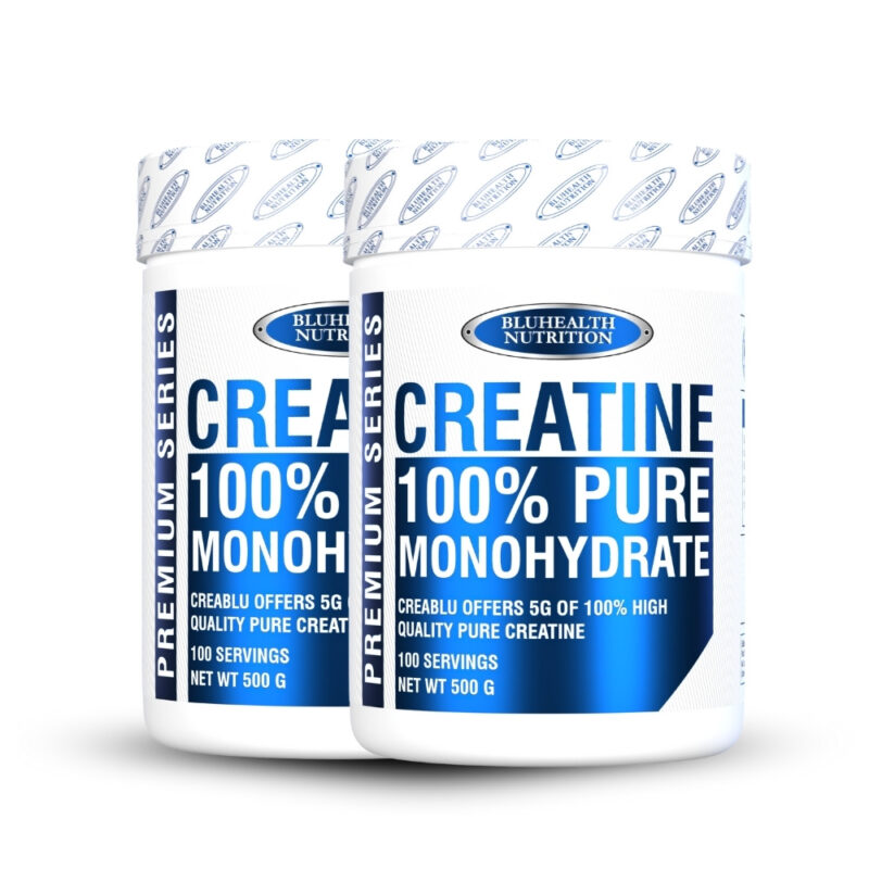 Creatina 100% Monohidratada 500Gr Pack X2