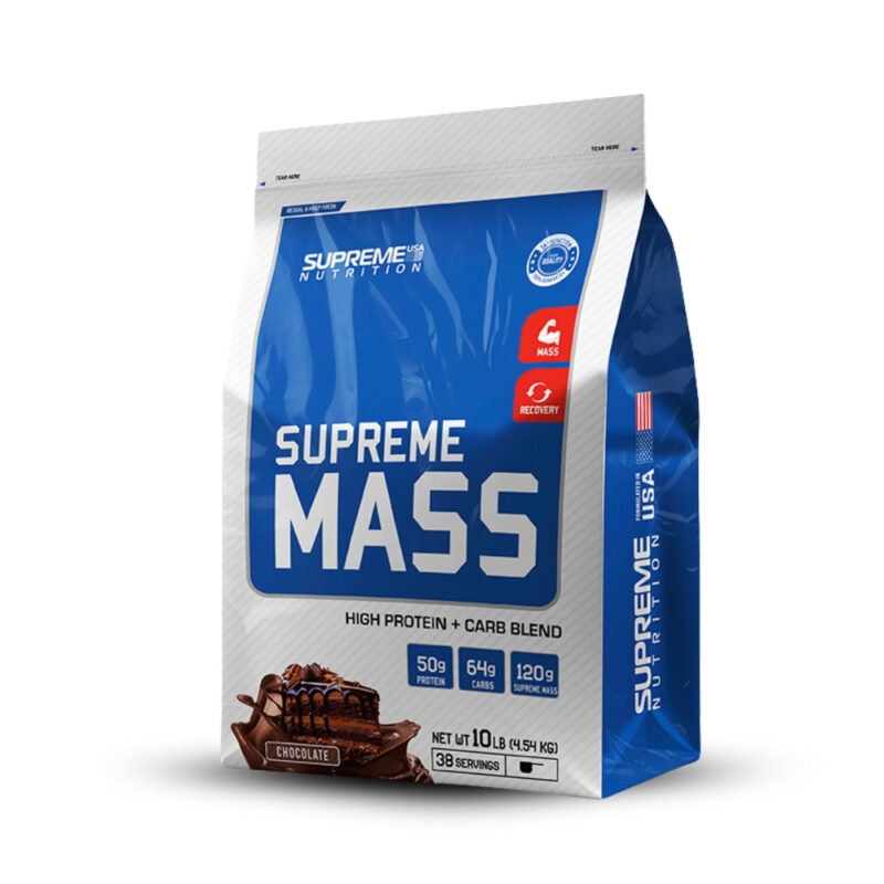 Ganador de Peso Supreme Mass 10Lb Chocolate+Shaker - Imagen 3