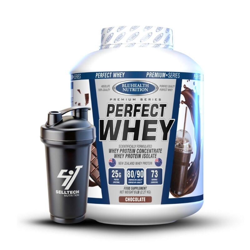 Proteína Perfect Whey 5Lb Chocolate+Shaker - Imagen 2