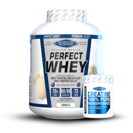 Perfect Whey 5Lb Vainilla+ Creatina 100% Monohidratada 300Gr