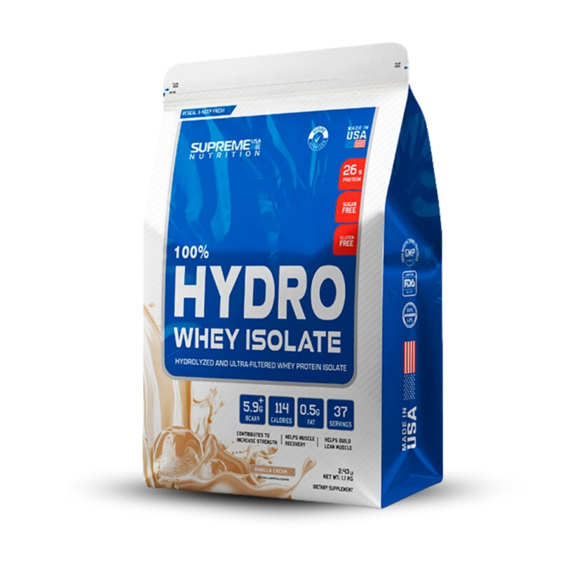 100% Hydro Whey Isolate Vainilla 2.43Lb+Creatina Kevin Levrone 500Gr - Imagen 2