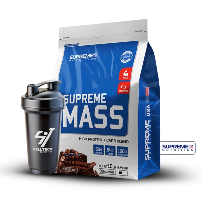 Ganador de Peso Supreme Mass 10Lb Chocolate+Shaker - Imagen 2
