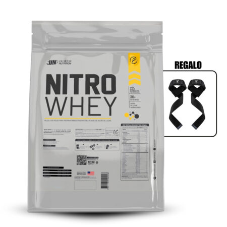 Nitro Whey 3 Kg Vainilla+Straps