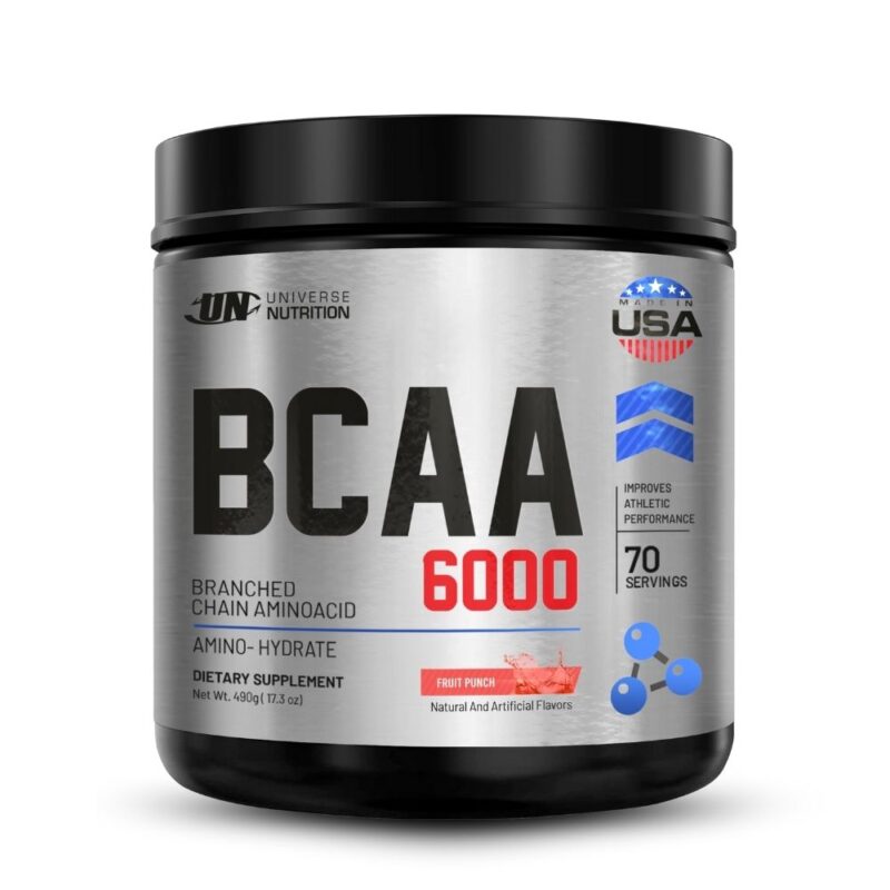 Bcaa 6000 490Gr Fruit Punch+Straps - Imagen 2