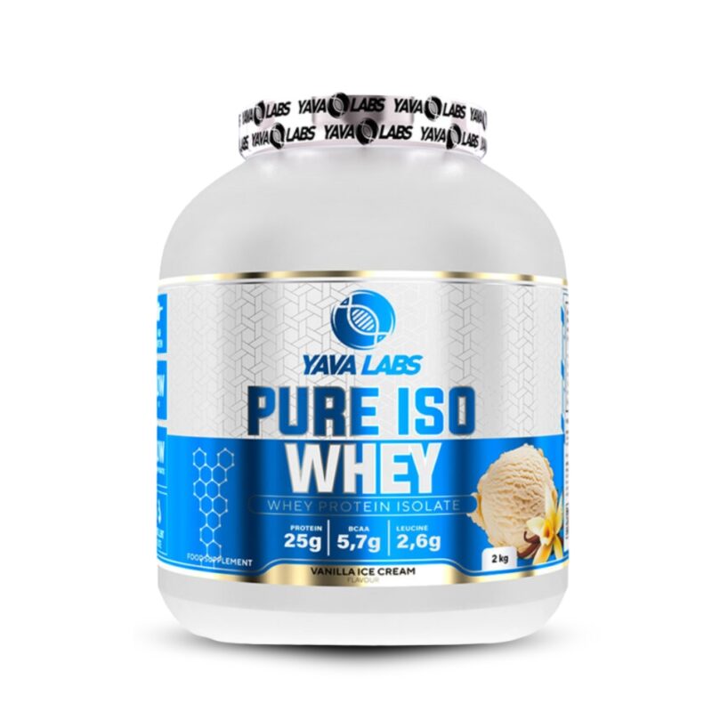Proteína Yava Labs Iso Whey 2Kg Vainilla+Straps - Imagen 2