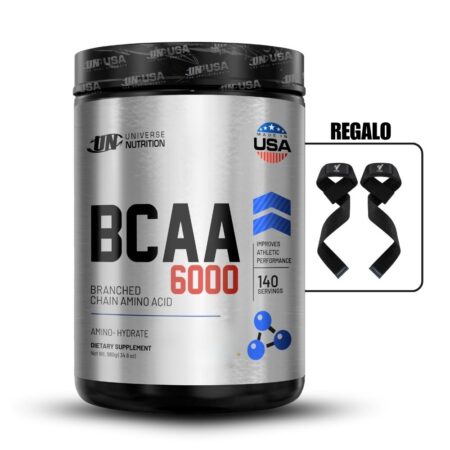 Bcaa 6000 980Gr Fruit Punch+Straps