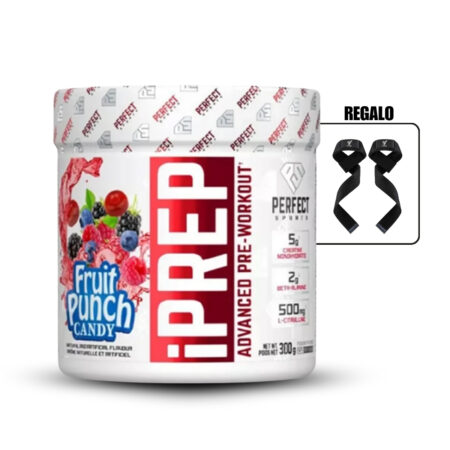 PRE ENTRENO IPREP 300GR FRUIT PUNCH 30 SERV + STRAPS