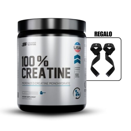 Creatina Monohidratada Universe Nutrition 250Gr+Straps