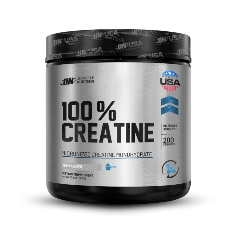 Creatina Monohidratada Universe Nutrition 500Gr+Straps