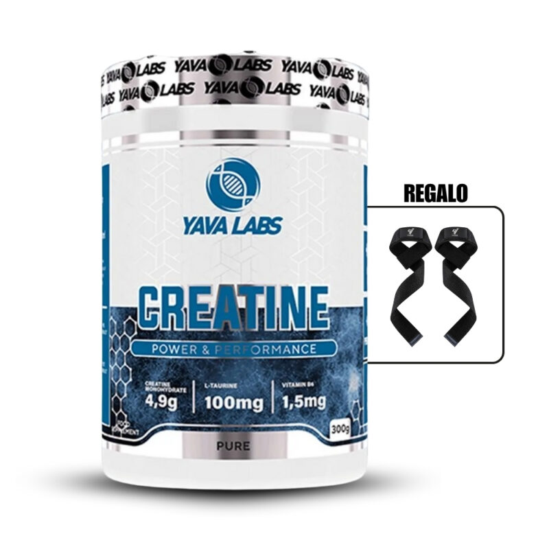 Creatina Monohidratada Yava Labs 300Gr+Straps