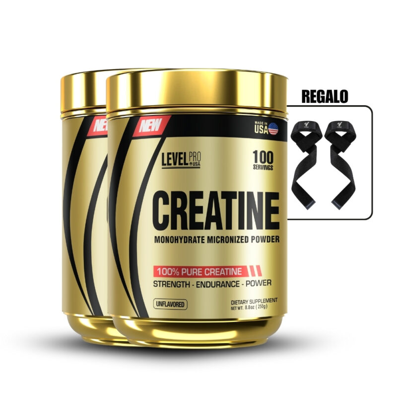 Creatina Monohidrata Level Pro 250Gr Pack X2