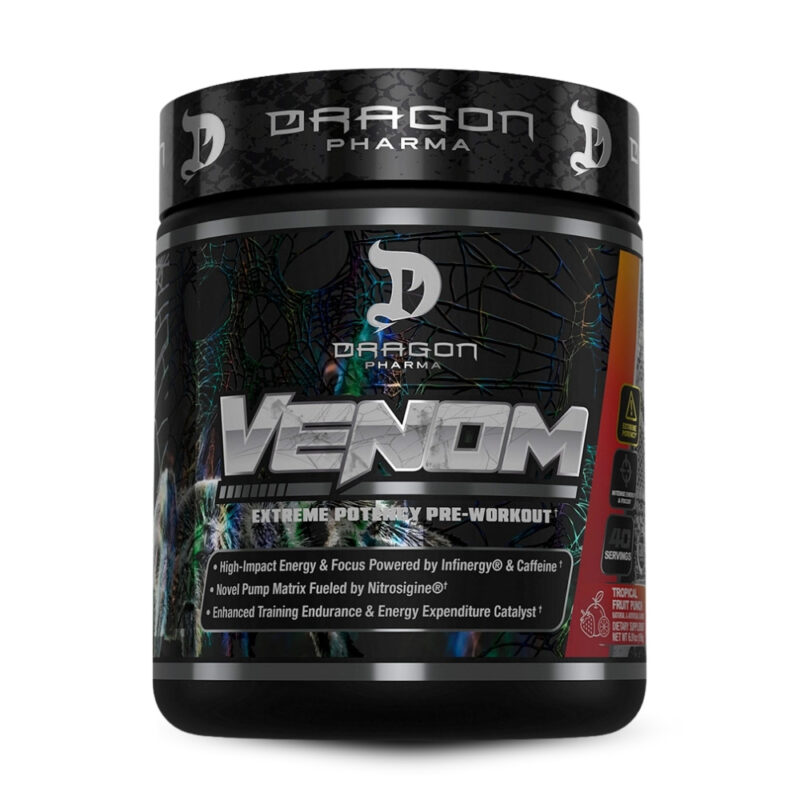 Venom Dragon Pharma 40 Serv Fruit Punch+Straps - Imagen 2