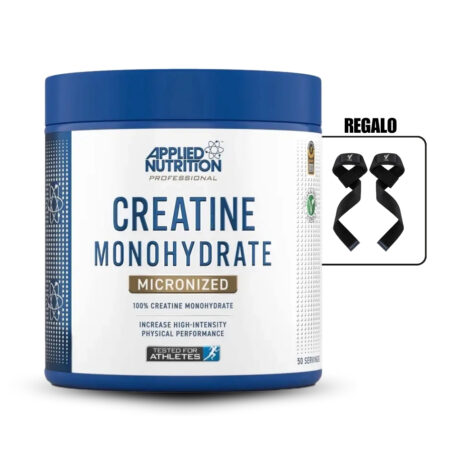 Creatina Monohidratada Applied Nutrition 250Gr+Straps