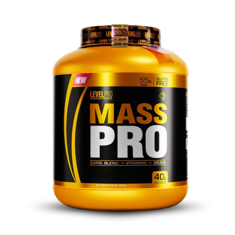 Mass Pro 6.6Lbs Rich Chocolate+Creatina Level Pro 250Gr+Straps - Imagen 2