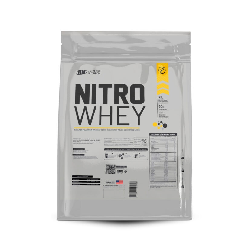 Nitro Whey 3 Kg Vainilla+Creatina Level Pro 250GrStraps - Imagen 2
