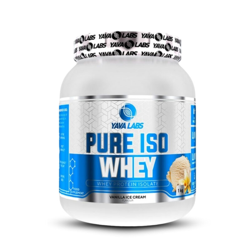 Proteína Yava Labs Iso Whey 1Kg Vainilla+Straps - Imagen 2