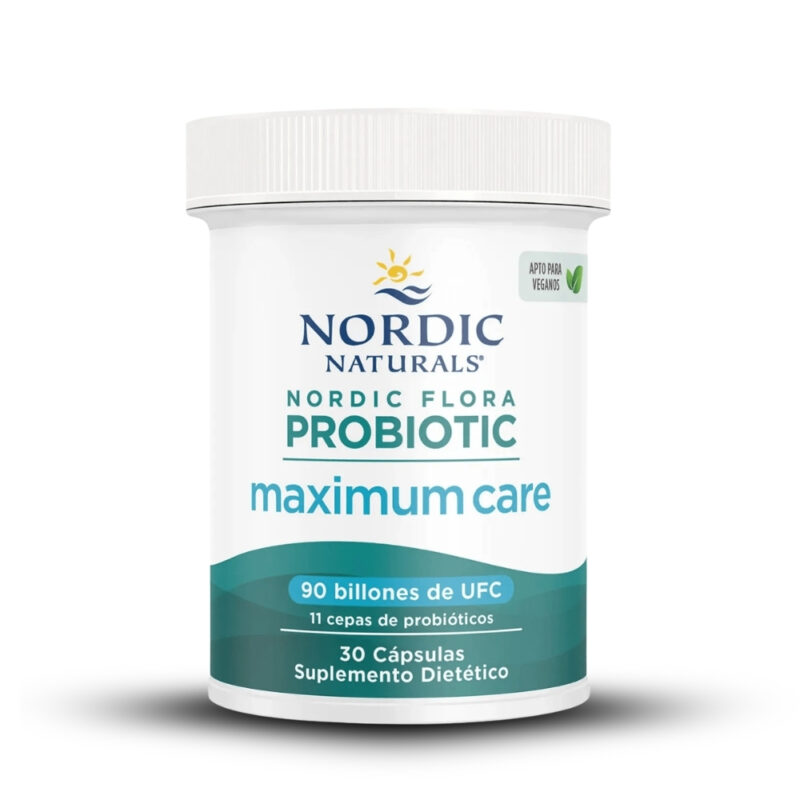PROBIOTIC NORDIC MAXIMUM CARE 30 CAPS NORDIC NATURALS - Imagen 2