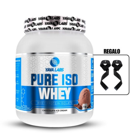Proteína Yava Labs Iso Whey 1Kg Chocolate+Straps