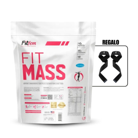 Fitmass 5 Kg Vainilla+Straps