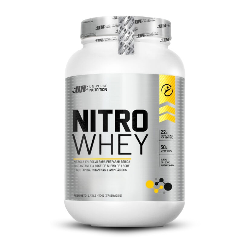 Nitro Whey 1.1 Kg Vainilla+Straps - Imagen 2