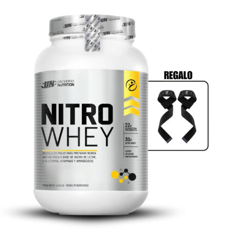 Nitro Whey 1.1 Kg Vainilla+Straps