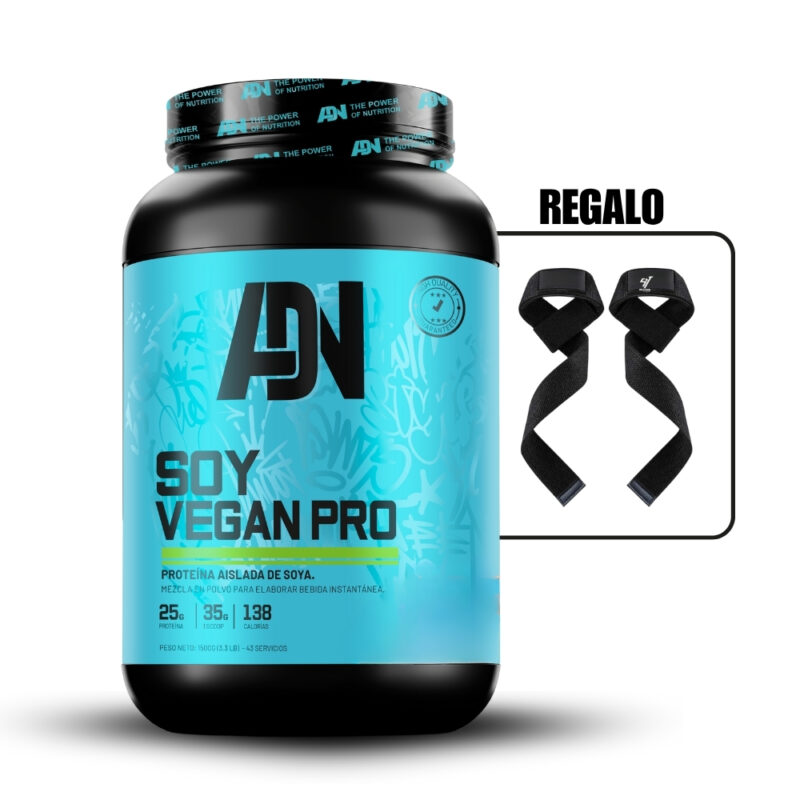 Soy Vegan Protein 1.5Kg Cookies+Straps