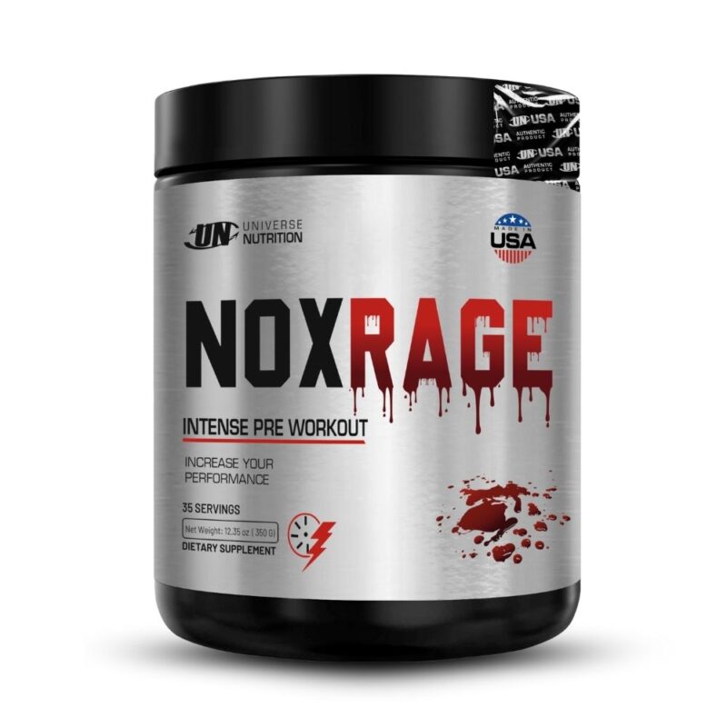 Nox Rage 350Gr Fruit Punch+Straps - Imagen 2
