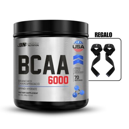 Bcaa 6000 490Gr Citrus Punch+Straps